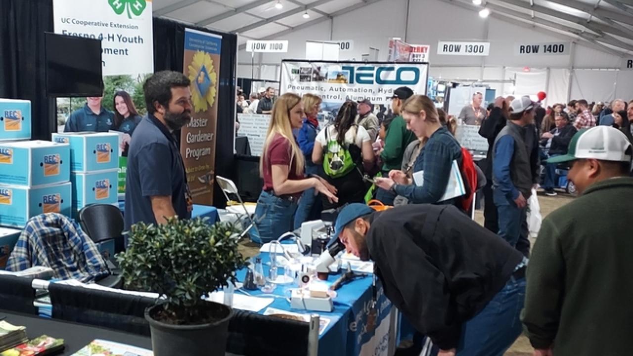 Tabling at the World Ag Expo